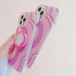 Iphone Cases*Boogzel Clothing Flower Holder iPhone Case Pink