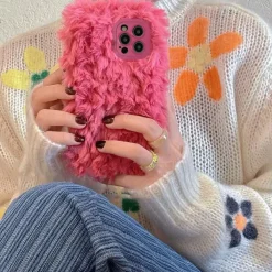 Iphone Cases*Boogzel Clothing Fuzzy iPhone Case Pink