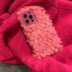 Iphone Cases*Boogzel Clothing Fuzzy iPhone Case Pink