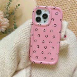 Iphone Cases*Boogzel Clothing Smile Face iPhone Case Pink