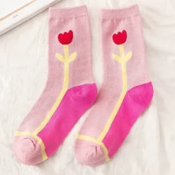 Socks*Boogzel Clothing Tulip Socks Pink