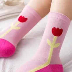 Socks*Boogzel Clothing Tulip Socks Pink