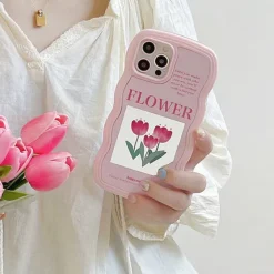 Iphone Cases*Boogzel Clothing Tulips iPhone Case Pink