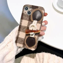 Iphone Cases*Boogzel Clothing Plaid Buckle iPhone Case Brown