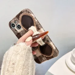Iphone Cases*Boogzel Clothing Plaid Buckle iPhone Case Brown