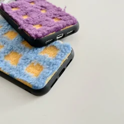 Iphone Cases*Boogzel Clothing Plaid Fuzzy iPhone Case