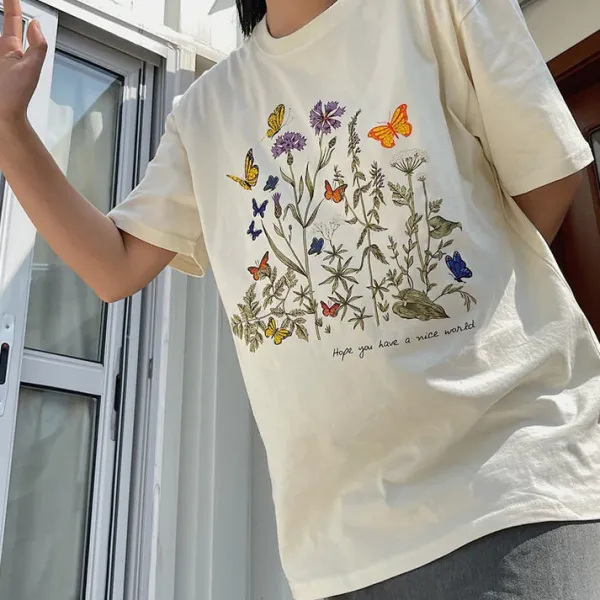 Aesthetic T-Shirts & Graphic Tees*Boogzel Clothing Plant Mom Aesthetic Graphic T-Shirt