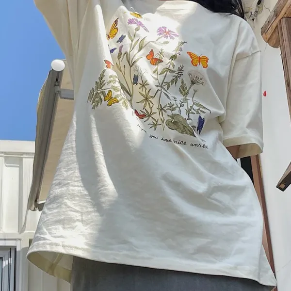 Aesthetic T-Shirts & Graphic Tees*Boogzel Clothing Plant Mom Aesthetic Graphic T-Shirt