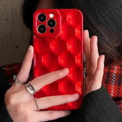 Iphone Cases*Boogzel Clothing Pop of 3D Bubble iPhone Case Red