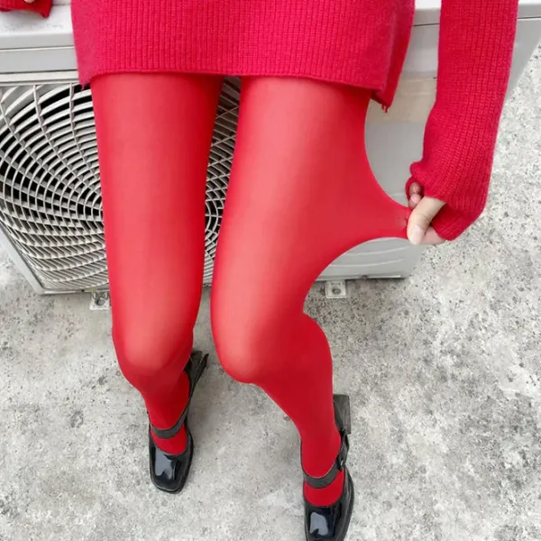 Other*Boogzel Clothing Pop Of Tights Red