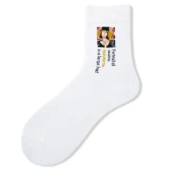 Socks*Boogzel Clothing Portrait Of Jeanne Hebuterne Socks White