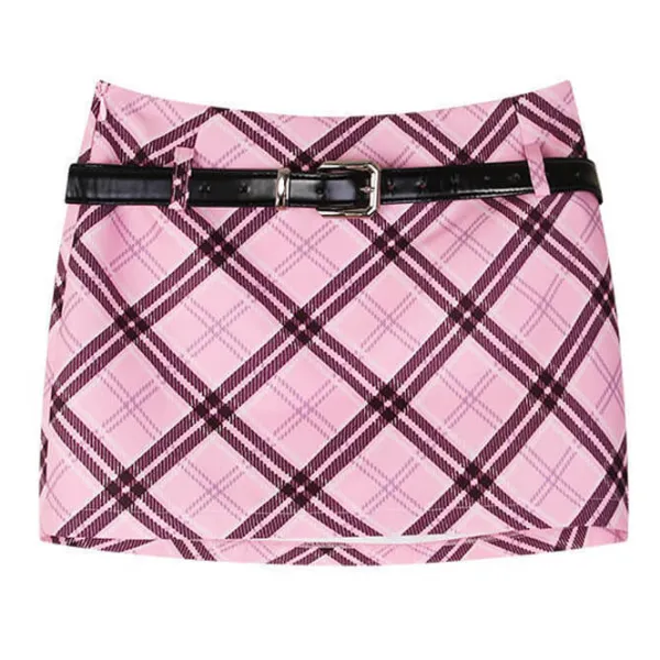 Skirts*Boogzel Clothing Preppy Aesthetic Skirt Pink
