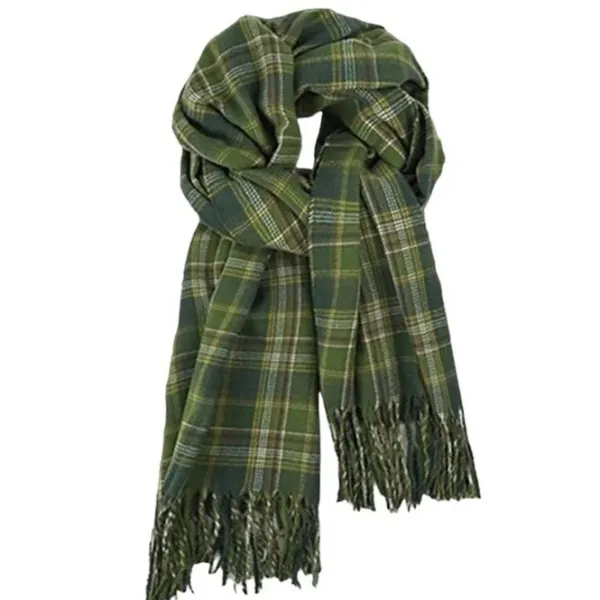 Other*Boogzel Clothing Preppy Aesthetic Plaid Scarf