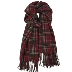 Other*Boogzel Clothing Preppy Aesthetic Plaid Scarf