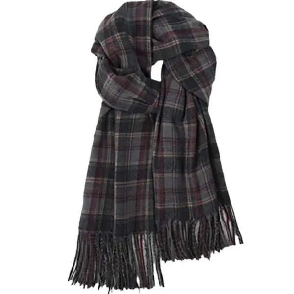 Other*Boogzel Clothing Preppy Aesthetic Plaid Scarf