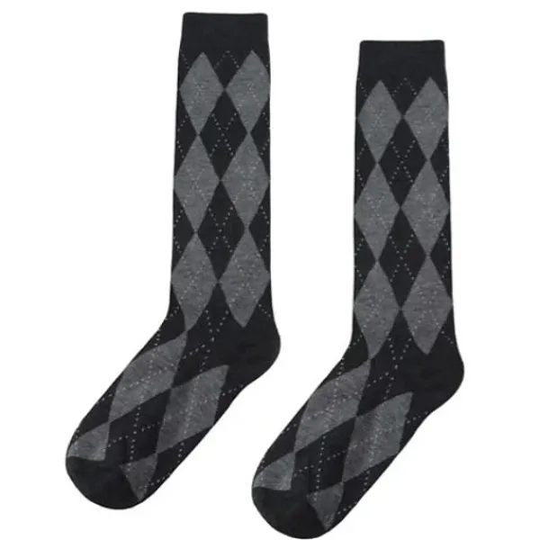 Socks*Boogzel Clothing Preppy Argyle High Socks