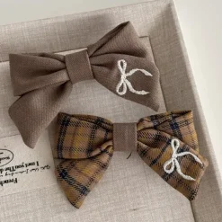 Hair Accessories*Boogzel Clothing Preppy Bow Embroidery Hair Bow Set