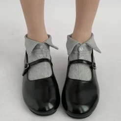 Socks*Boogzel Clothing Preppy Collar Socks Grey