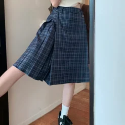 Skirts*Boogzel Clothing Preppy Style Checkered Kilt Skirt