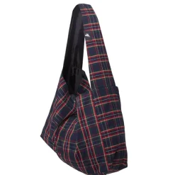 Bags & Purses*Boogzel Clothing Preppy Style Plaid Tote Bag Blue/red