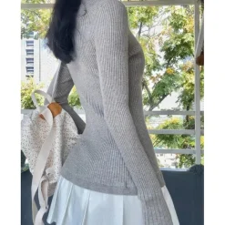 Dresses & Rompers*Boogzel Clothing Preppy Style Pleated Knit Dress