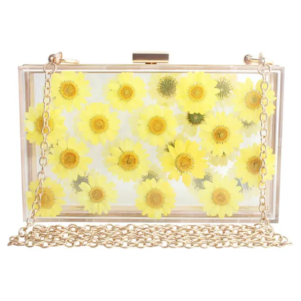 Bags & Purses*Boogzel Clothing Pressed Flower Aesthetic Handbag