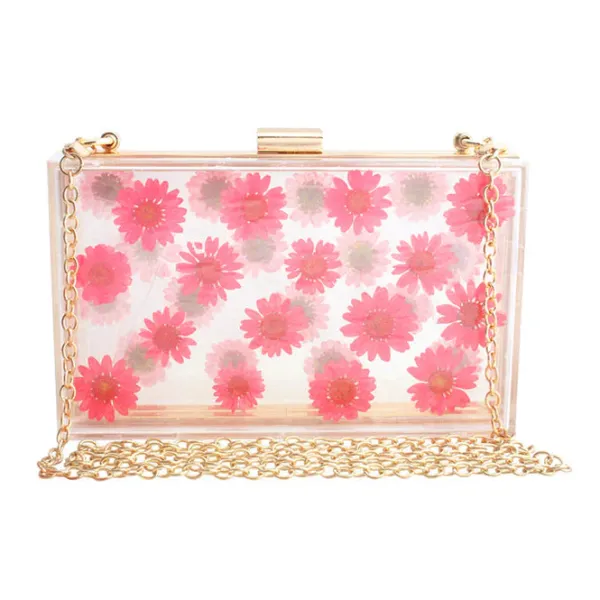 Bags & Purses*Boogzel Clothing Pressed Flower Aesthetic Handbag