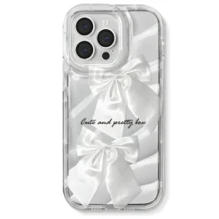 Iphone Cases*Boogzel Clothing Pretty Bow iPhone Case Clear/white