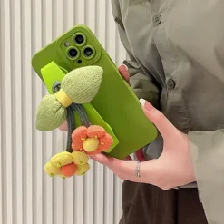 Iphone Cases*Boogzel Clothing Puffer Flower iPhone Case Green