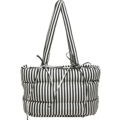Bags & Purses*Boogzel Clothing Puffer Striped Shoulder Bag