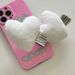 Iphone Cases*Boogzel Clothing Puffy Heart iPhone Case Pink