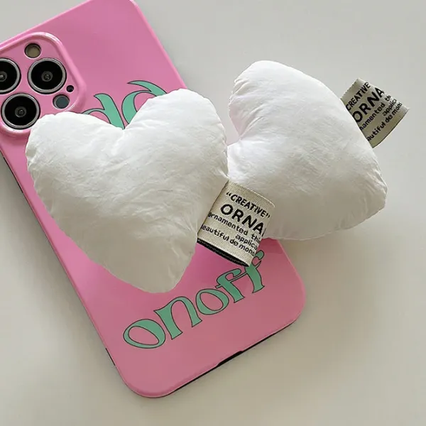 Iphone Cases*Boogzel Clothing Puffy Heart iPhone Case Pink