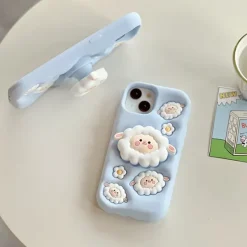 Iphone Cases*Boogzel Clothing Puffy Sheep iPhone Case Blue