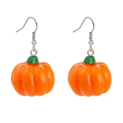 Earrings*Boogzel Clothing Pumpkin Earrings Orange