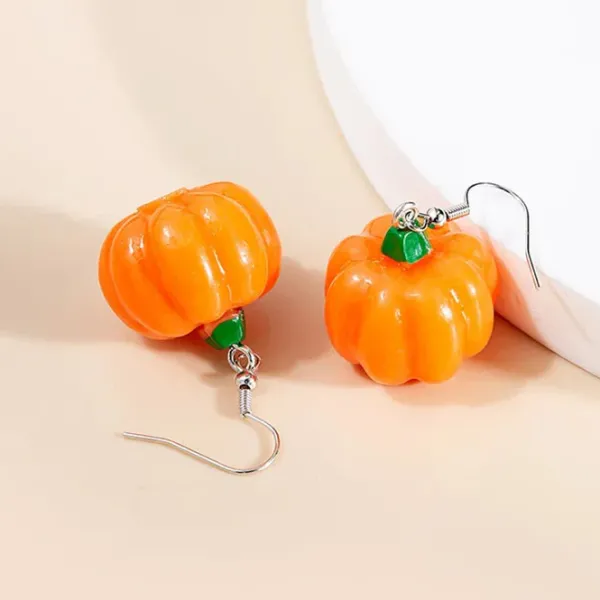 Earrings*Boogzel Clothing Pumpkin Earrings Orange