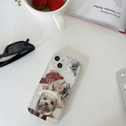 Iphone Cases*Boogzel Clothing Puppy & Wine Glass iPhone Case