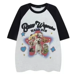 Aesthetic T-Shirts & Graphic Tees*Boogzel Clothing Puppy Oversized Graphic Tee