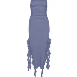 Dresses & Rompers*Boogzel Clothing Pure Flirting Ruffle Split Dress