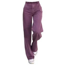 Jeans*Boogzel Clothing Aesthetic High Waisted Jeans Purple