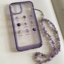 Iphone Cases*Boogzel Clothing Crystal Aesthetic iPhone Case Purple