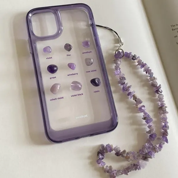 Iphone Cases*Boogzel Clothing Crystal Aesthetic iPhone Case Purple