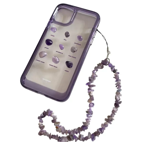 Iphone Cases*Boogzel Clothing Crystal Aesthetic iPhone Case Purple