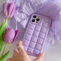 Iphone Cases*Boogzel Clothing Plaid iPhone Case Purple