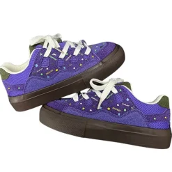 Aesthetic Sneakers*Boogzel Clothing Star Skater Sneakers Purple
