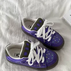 Aesthetic Sneakers*Boogzel Clothing Star Skater Sneakers Purple