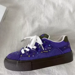 Aesthetic Sneakers*Boogzel Clothing Star Skater Sneakers Purple