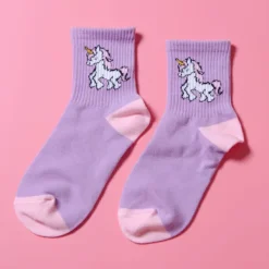 Socks*Boogzel Clothing Unicorn Socks Purple