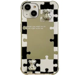 Iphone Cases*Boogzel Clothing Puzzle Mirror iPhone Case Black/white