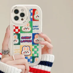 Iphone Cases*Boogzel Clothing Rabbit & Bear Embroidery iPhone Case