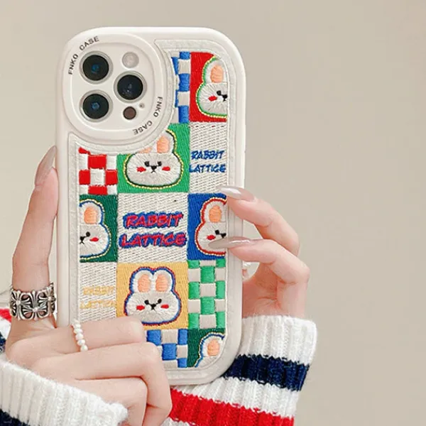 Iphone Cases*Boogzel Clothing Rabbit & Bear Embroidery iPhone Case